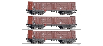 Tillig 502699 - TT - 3-tlg. Set Güterwagen Grundstoff-Industrie-Pendel, DRG, Ep. III<br>Tillig TT-Club
